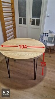 jídelní stůl, kulatý - 2
