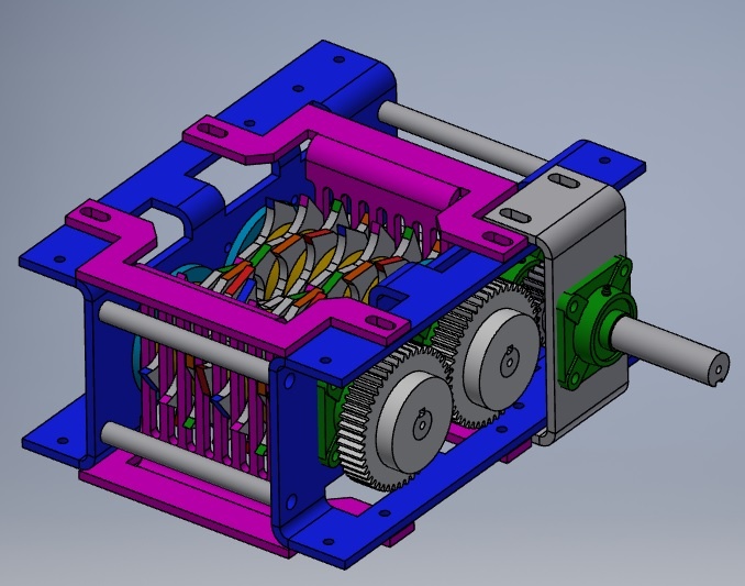 Drtič-drcení dřevního odpadu, dřevotřísky, lamino desky - 2