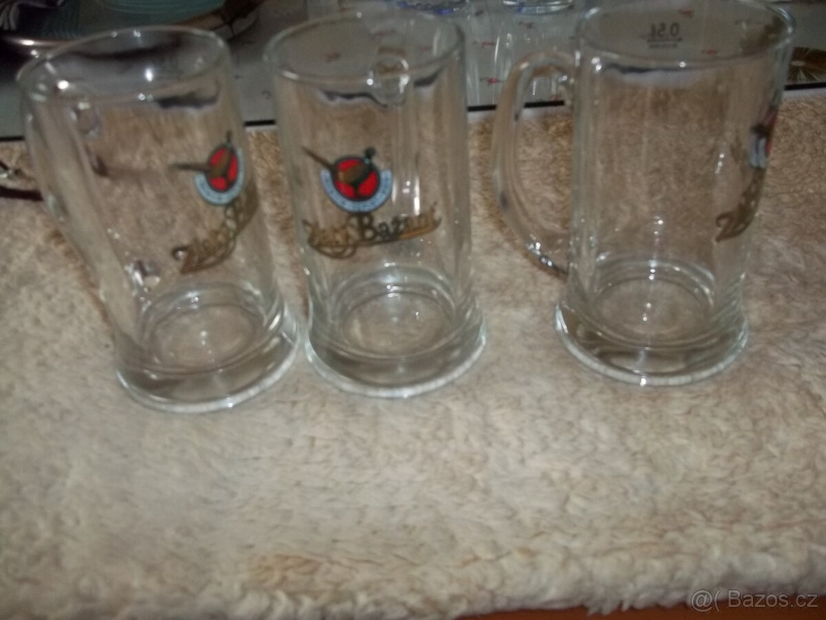 Pivní sklenice poháry 0,5l - 2