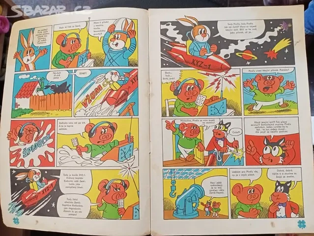 Čtyřlístek č. 5, Čtyřlístek dobývá vesmír (bb) - 2