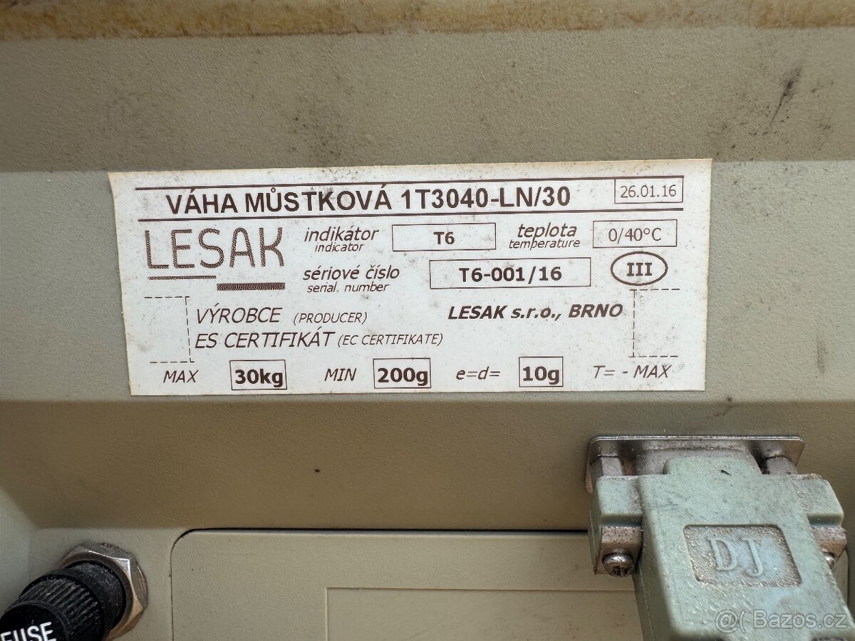 Váha Můstková - 2