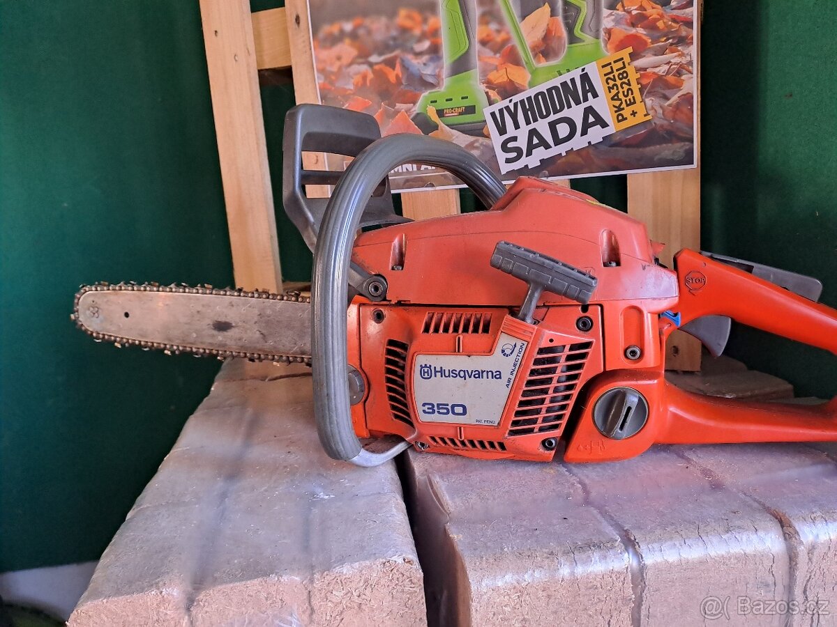 Mot .pila.husqvarna 350.sleva 500kc - 2