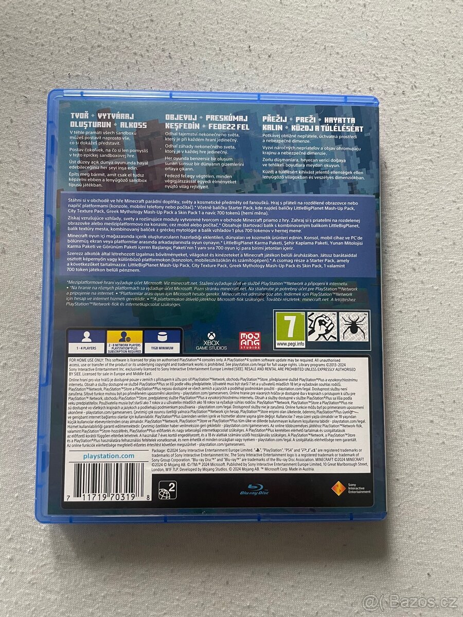 Prodám Minecraft na PS4/5 - 2