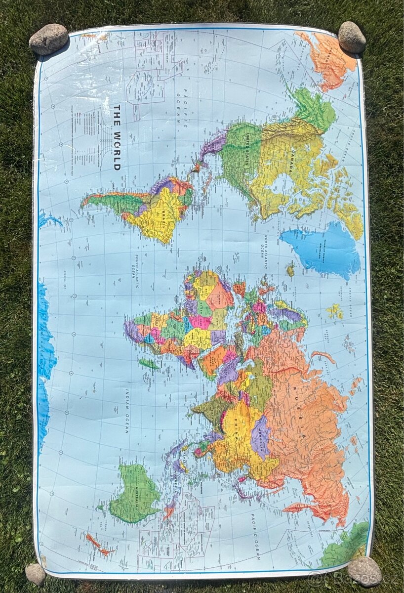 Nástěnná mapa světa - 2