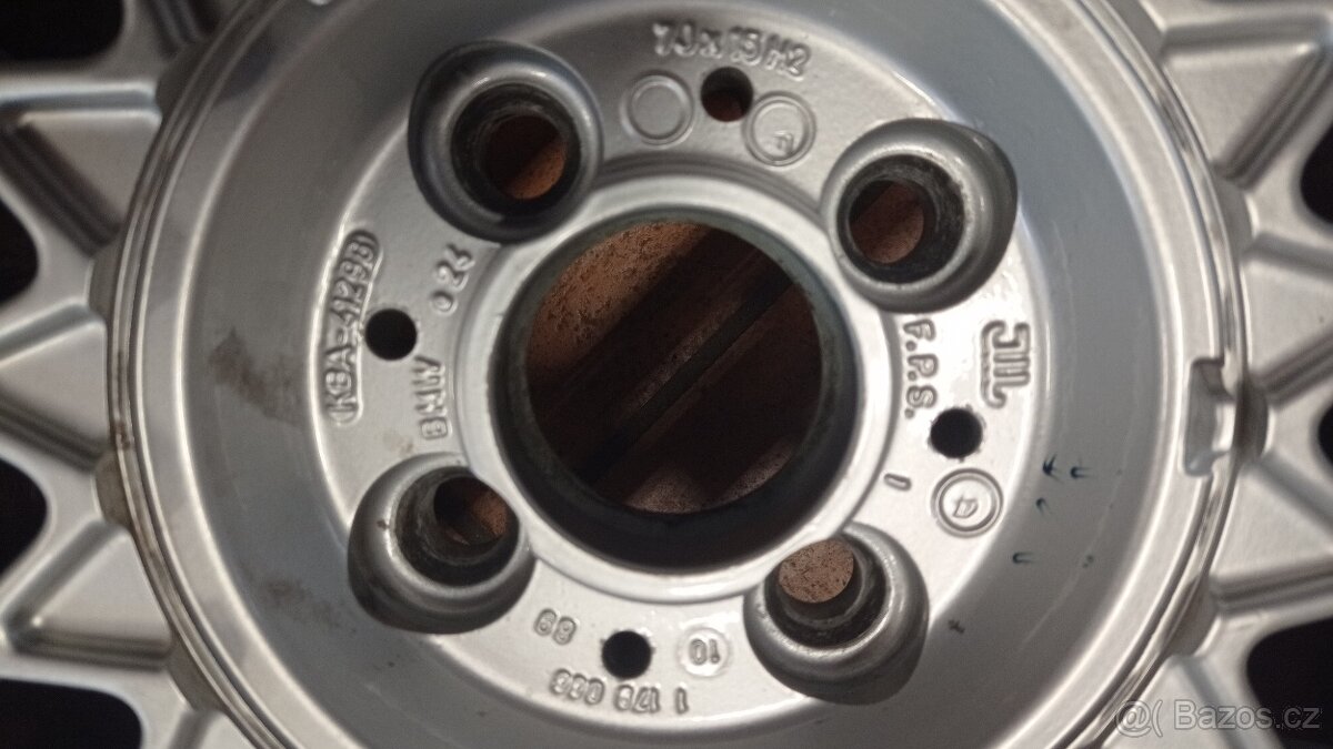 BMW E30 aludisk 1 ks 7Jx15 ET24 - 2