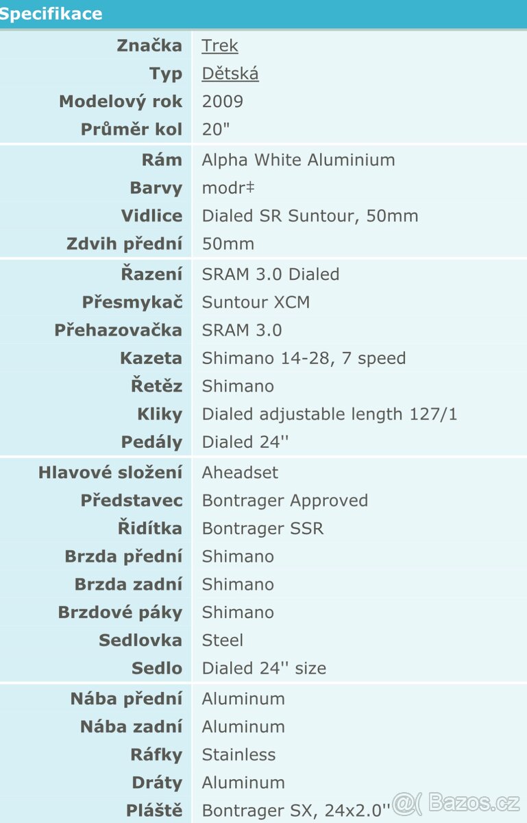 Horské kolo TREK MT220 - 2