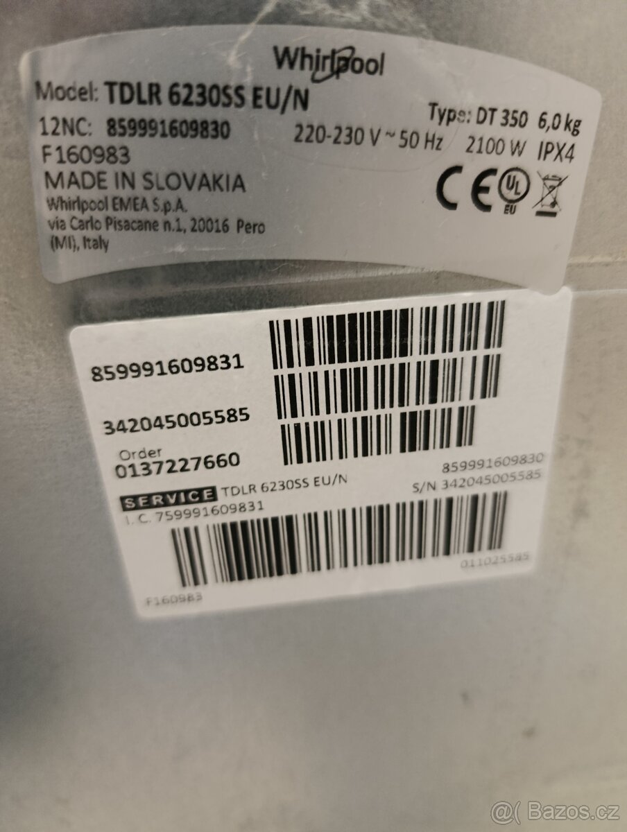 Pračka Whirlpool - 2