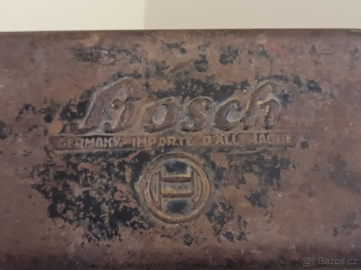starožitná plechová krabička Bosch - 2