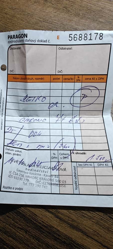 Hodinky Seiko chrono 7762 - 2