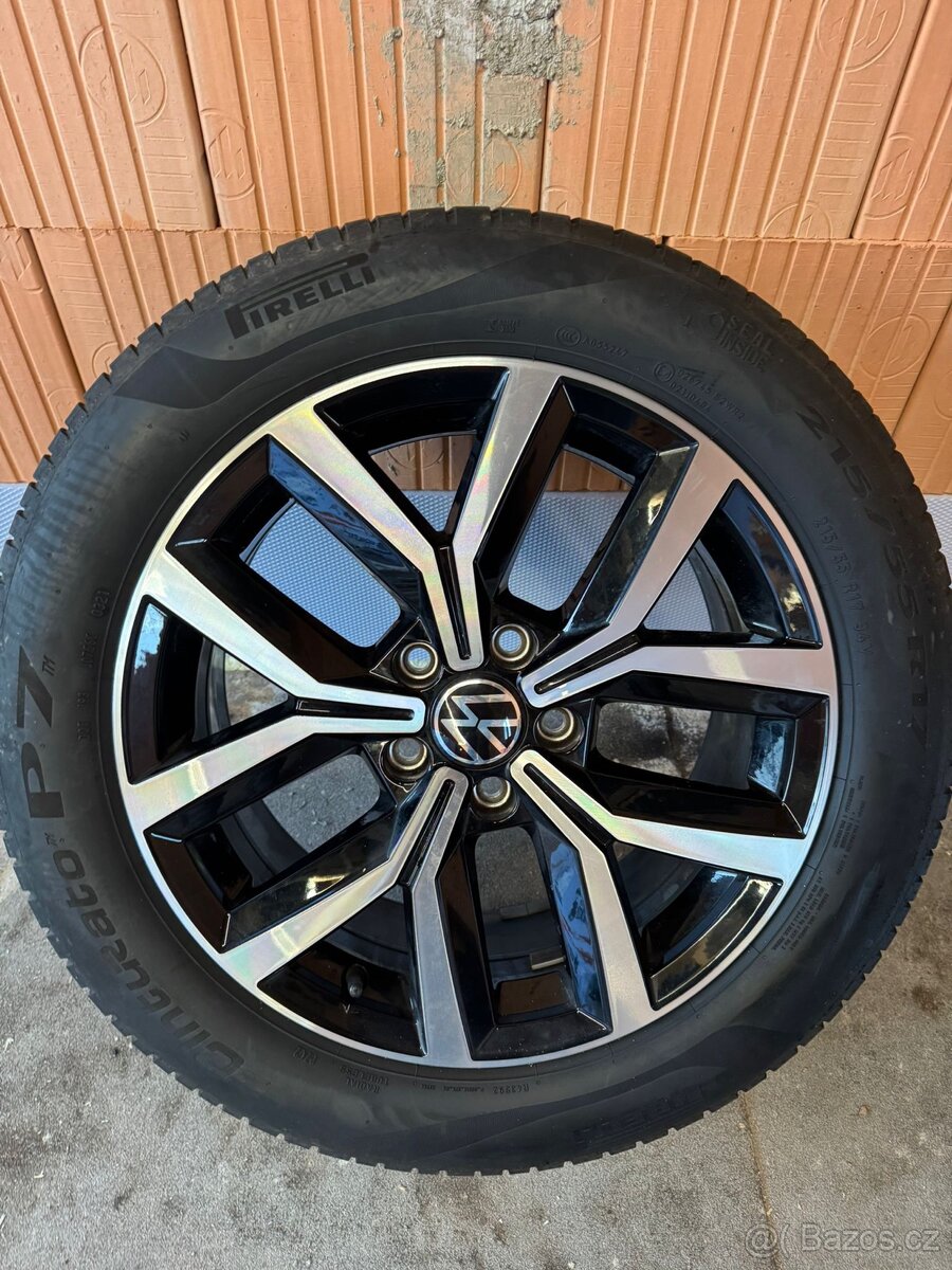 Originální Alu kola VW 215/55 r17 - 2