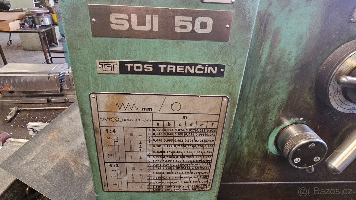Soustruh hrotový SUI 50 - 2