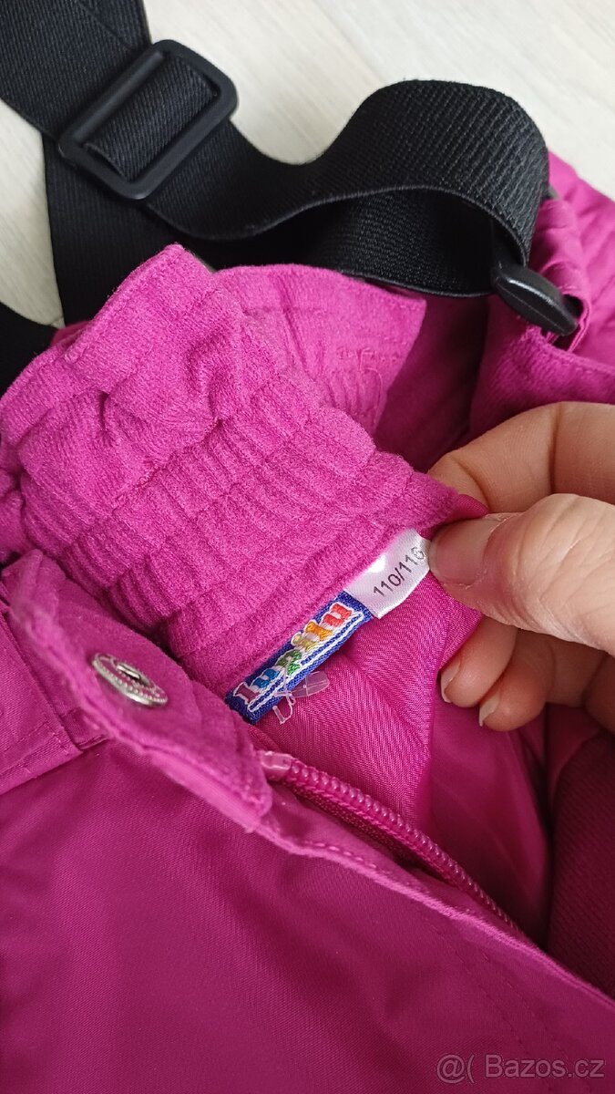 Zimní lyžařské kalhoty/ oteplovačky vel. 110/ 116 - 2