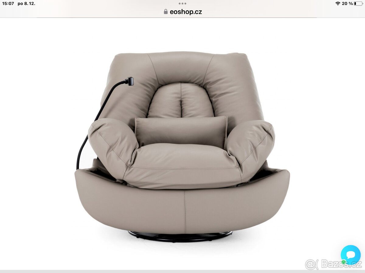 Televizní relaxační polohovatelné křeslo - 2