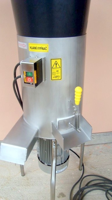 Nerezový profesionální odpeckovač a drtič ovoce DOP-02 - 2