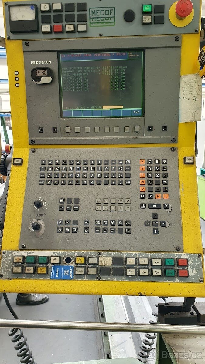 Mecof CS 105 - frézka stolová - 2