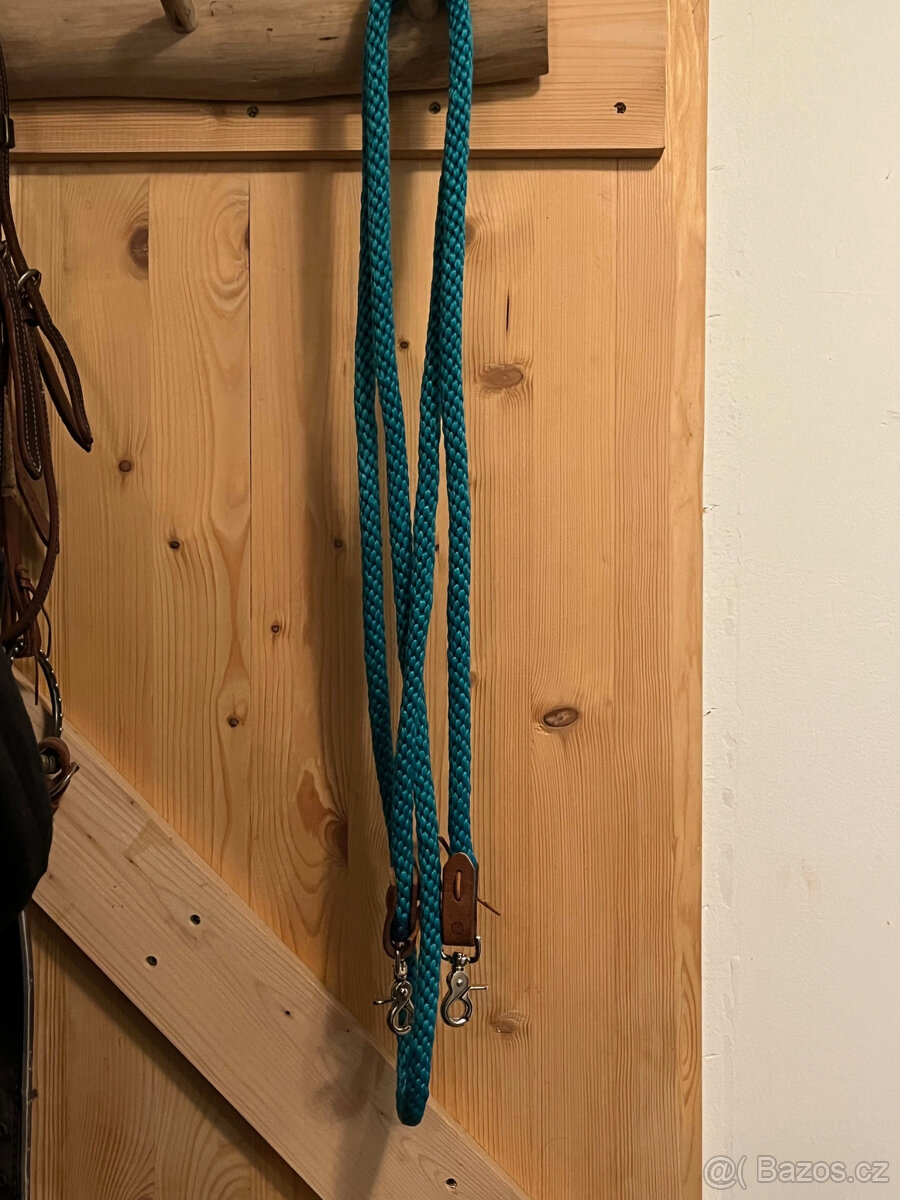 Provazové otěže modré - 2