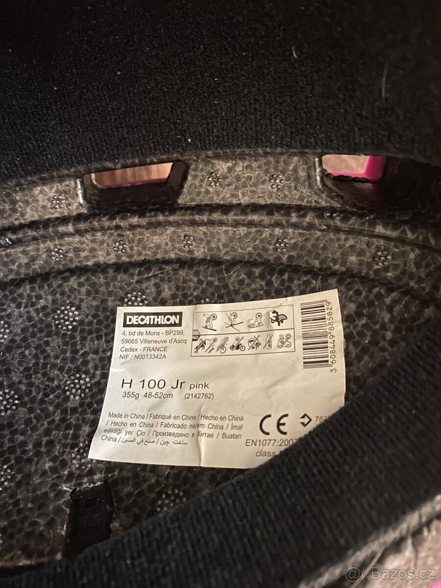 Dětská lyžařská helma, vel.48-52cm - 2