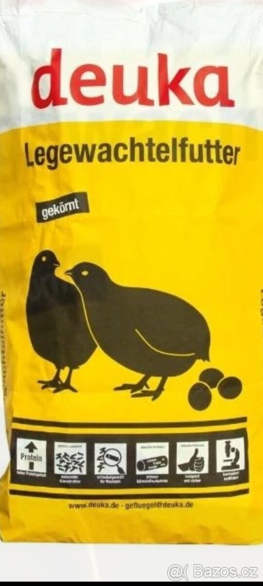 Krmivo pro křepelky - 2