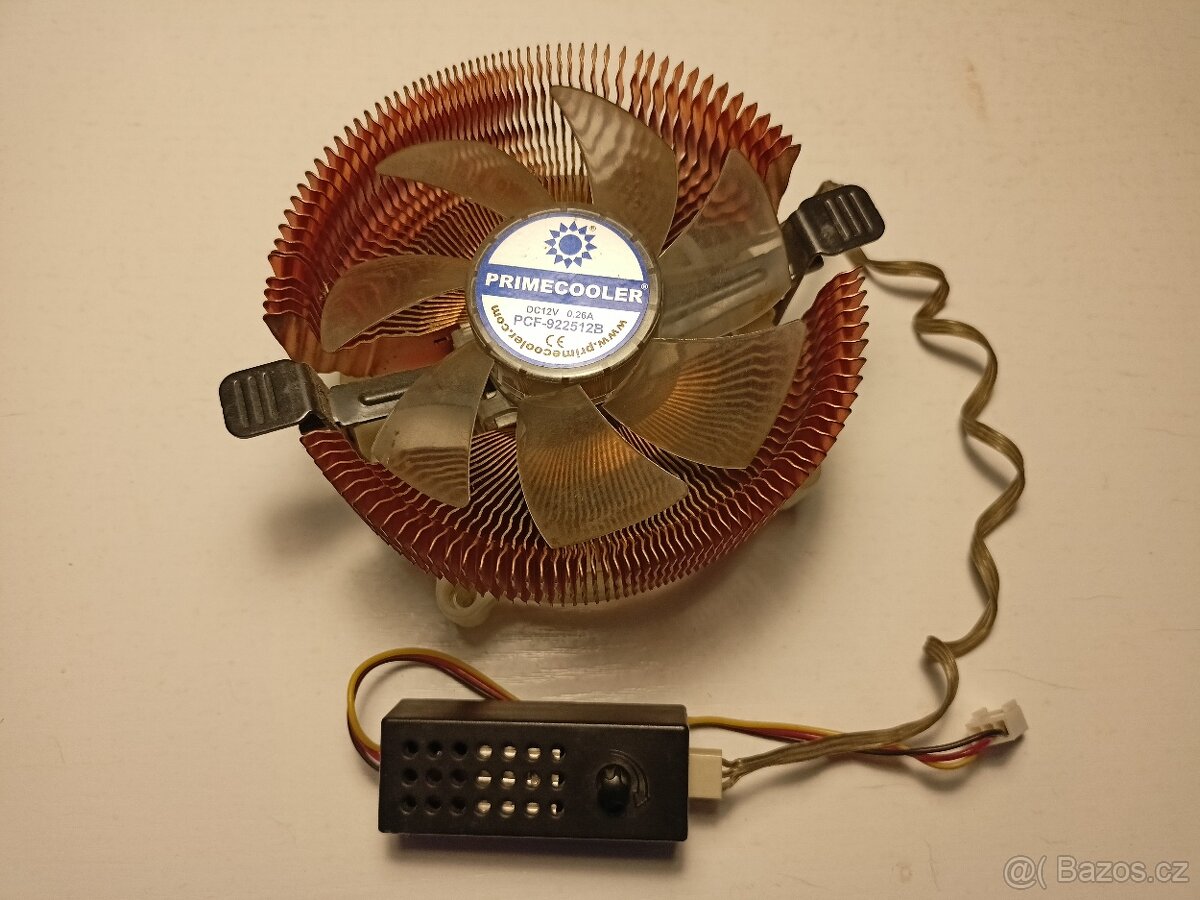 Měděný chladič CPU Primecooler s podsvícením - 2