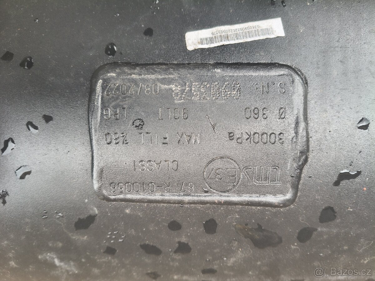 Valová LPG nádrž 90l - 2