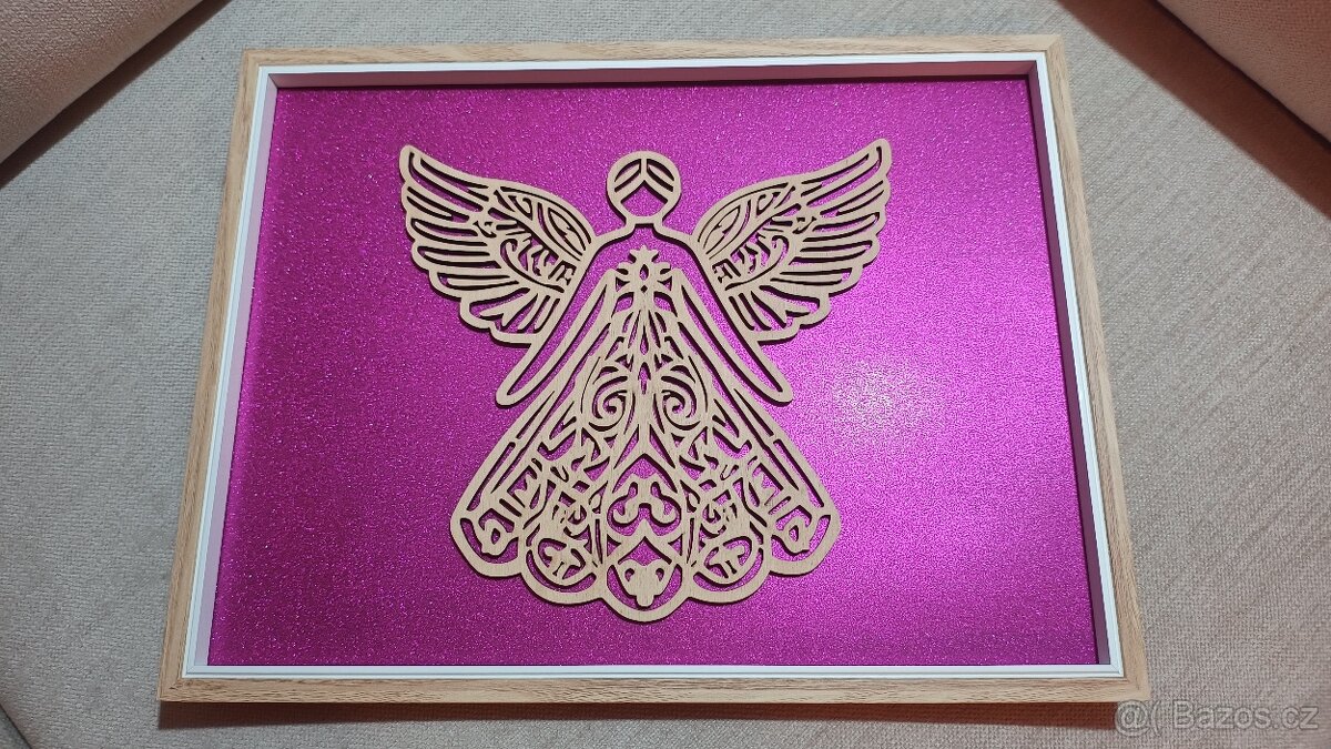 OBRAZ ANDĚLÉ S LÁSKOU 30X40 CM - 2