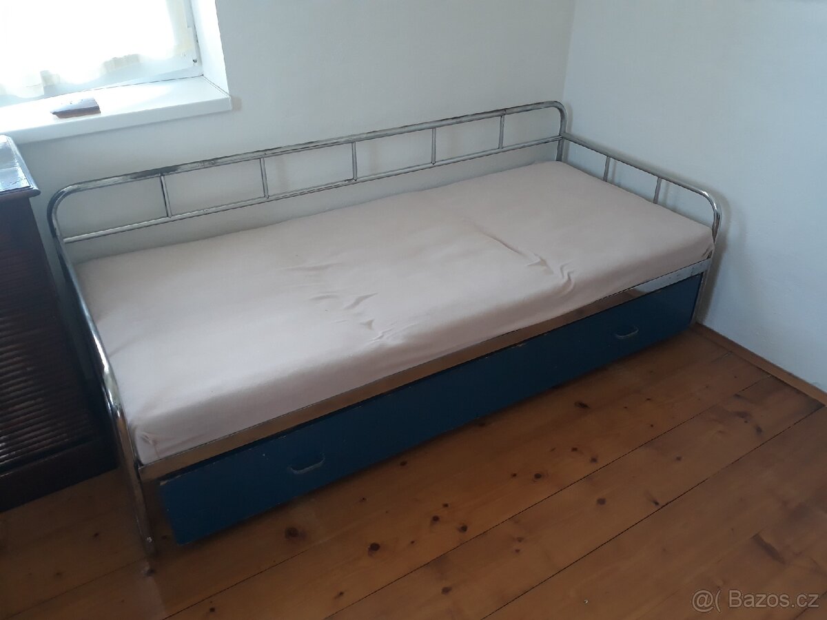 Funkcionalistická trubková pohovka -gauč. Slezák - 2