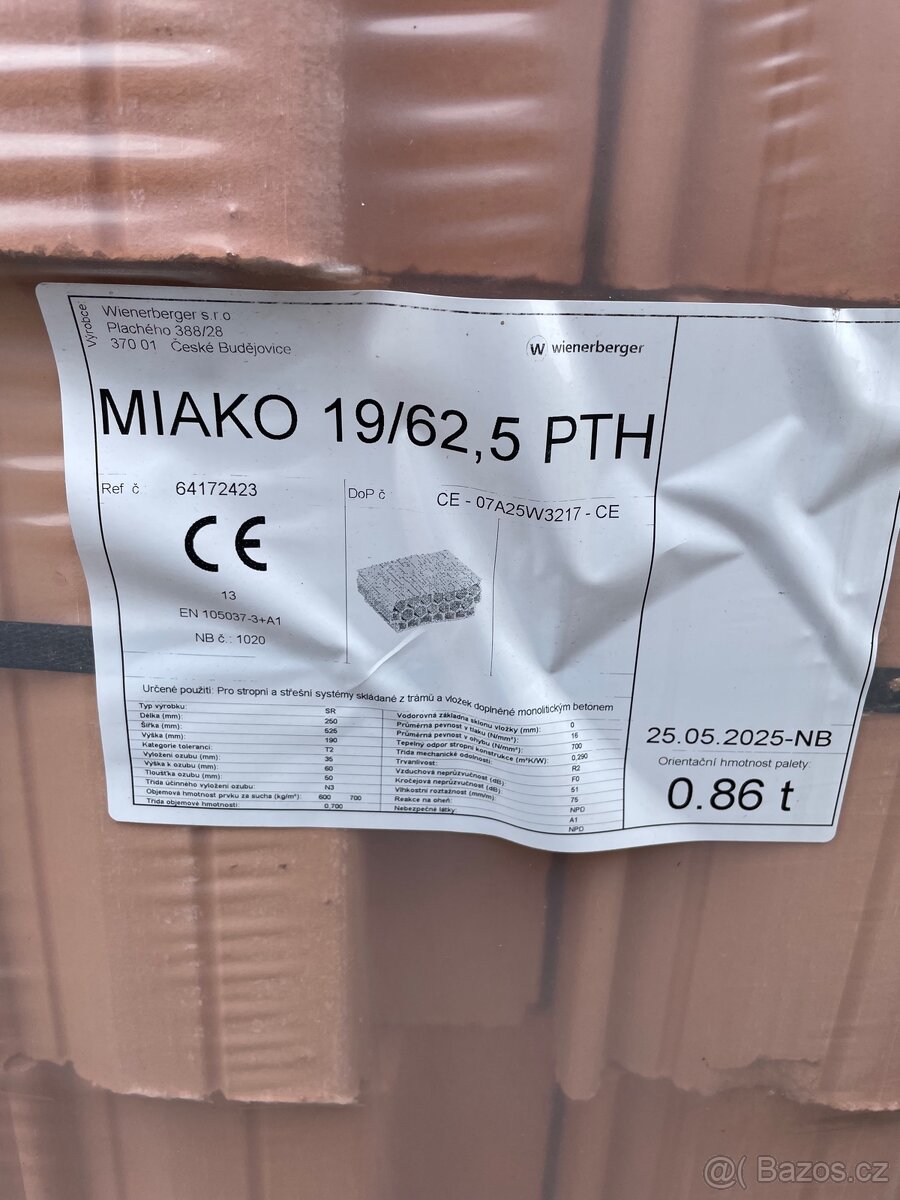 Stavební vložky miako - 2