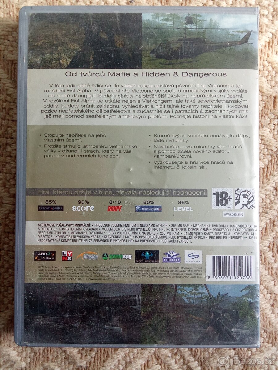 PC DVD hra Vietcong Zlatá Edice, česká verze - 2