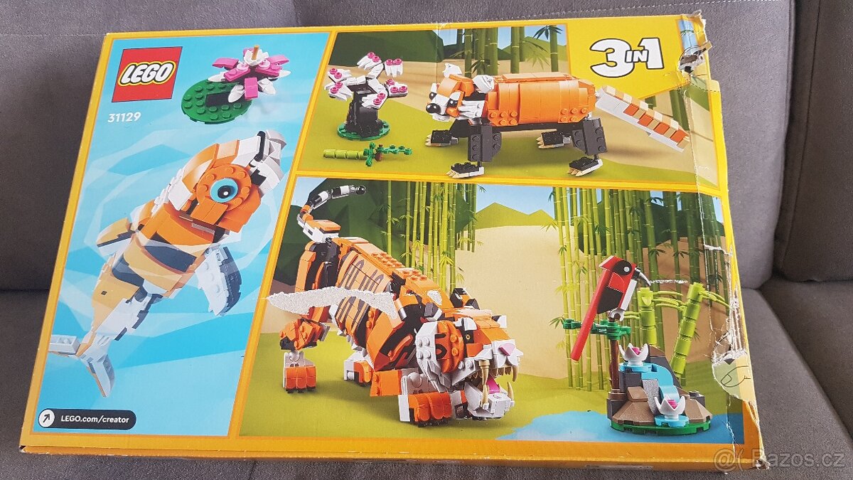 Lego Creator 31129 Majestátní tygr - 2