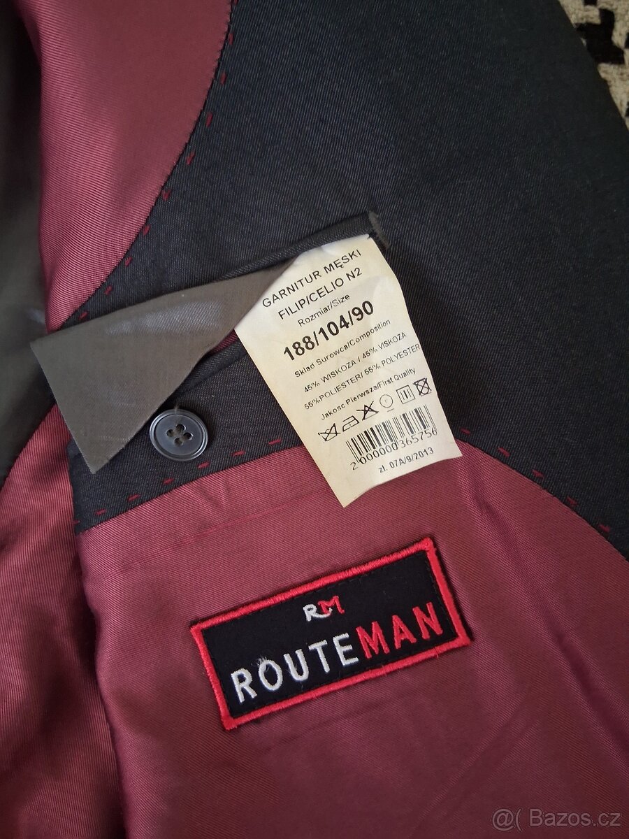 Oblek Routeman (188-104-90) - 2