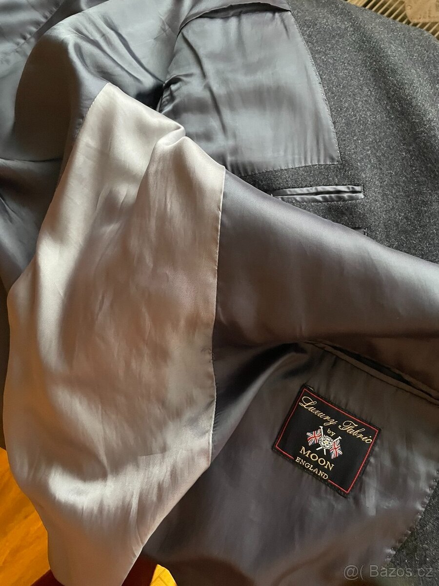 SAKO panske vlnene znackove, anglie, vel. 54, barva sedo-mod - 2