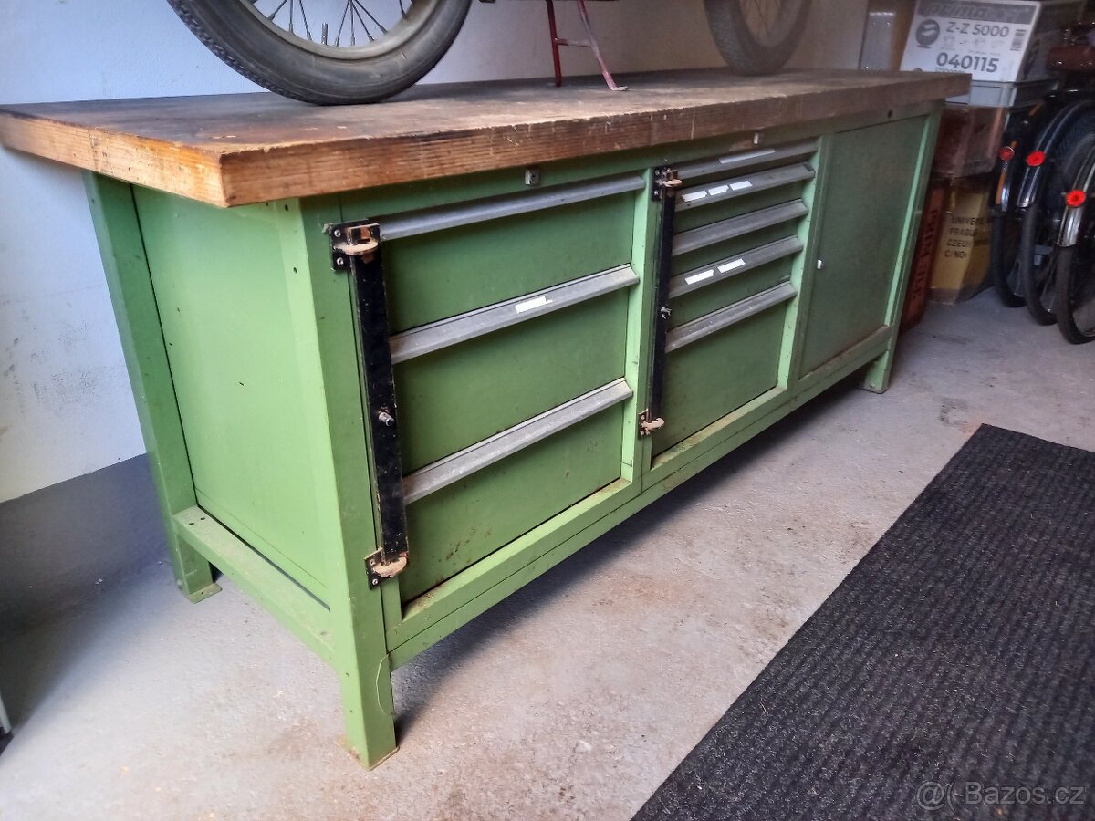 Dílenský stůl / Ponk - Industrialní - 2