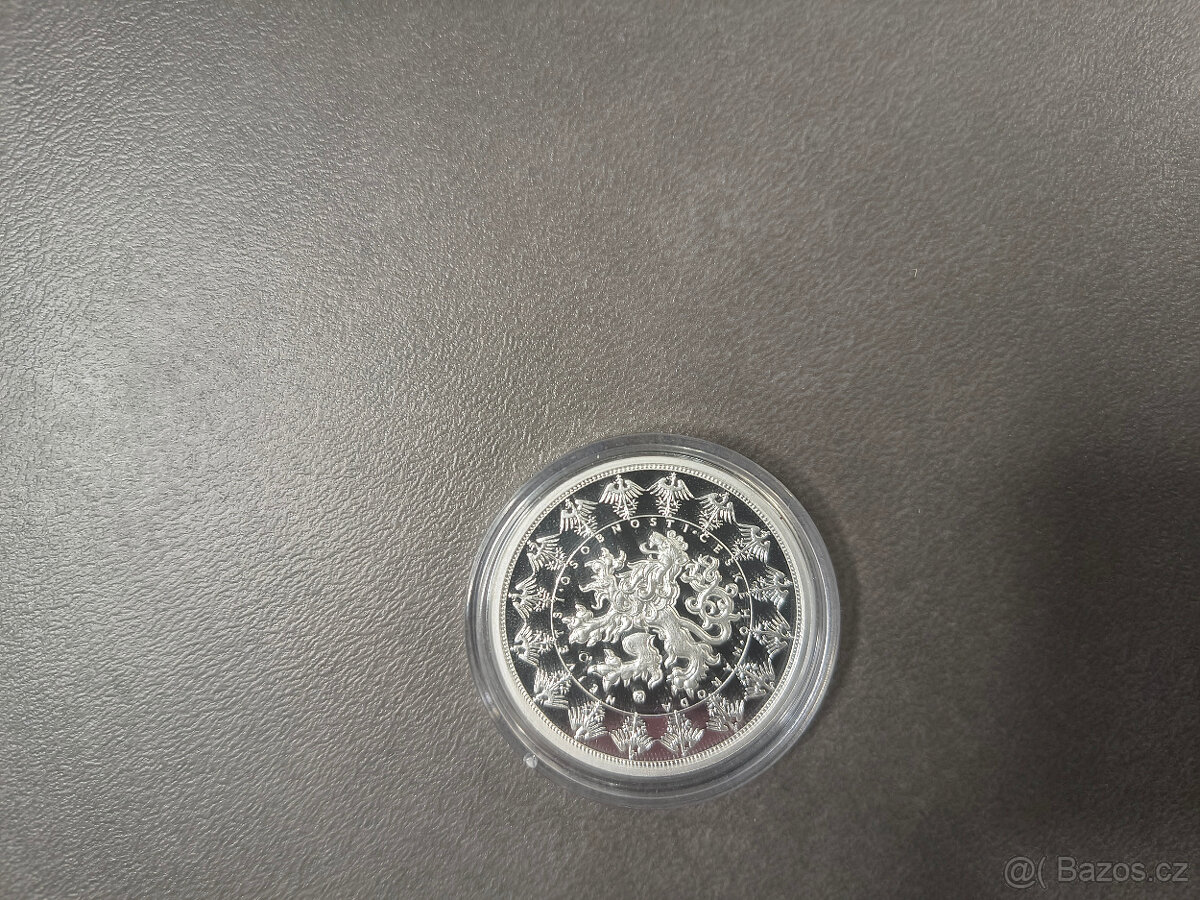 Investiční stříbrná medaile Svatý Václav r.2010 - 2