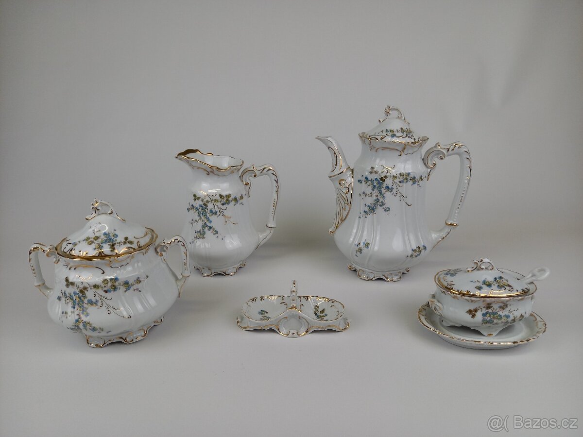 Porcelánový jídelní servis Ostrov nad Ohří a Pirken-Hammer - 2