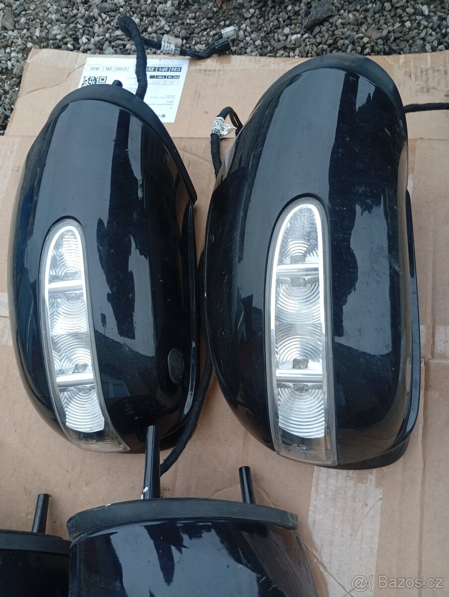 MERCEDES BENZ ML W164, GL X 164 ZRCÁTKO PRAVÉ I LEVÉ ČERNÉ P - 2