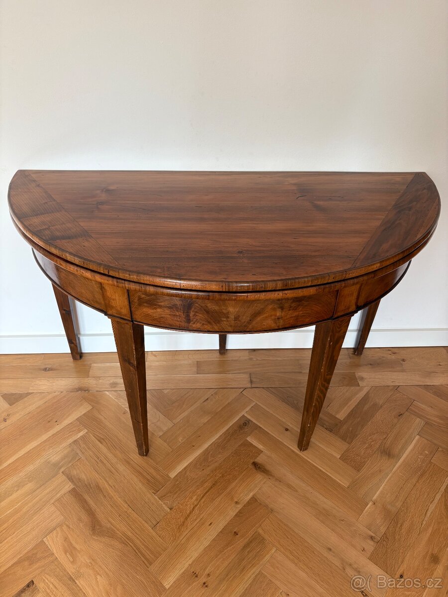 Demi-lune rozkládací stůl Francie - 2