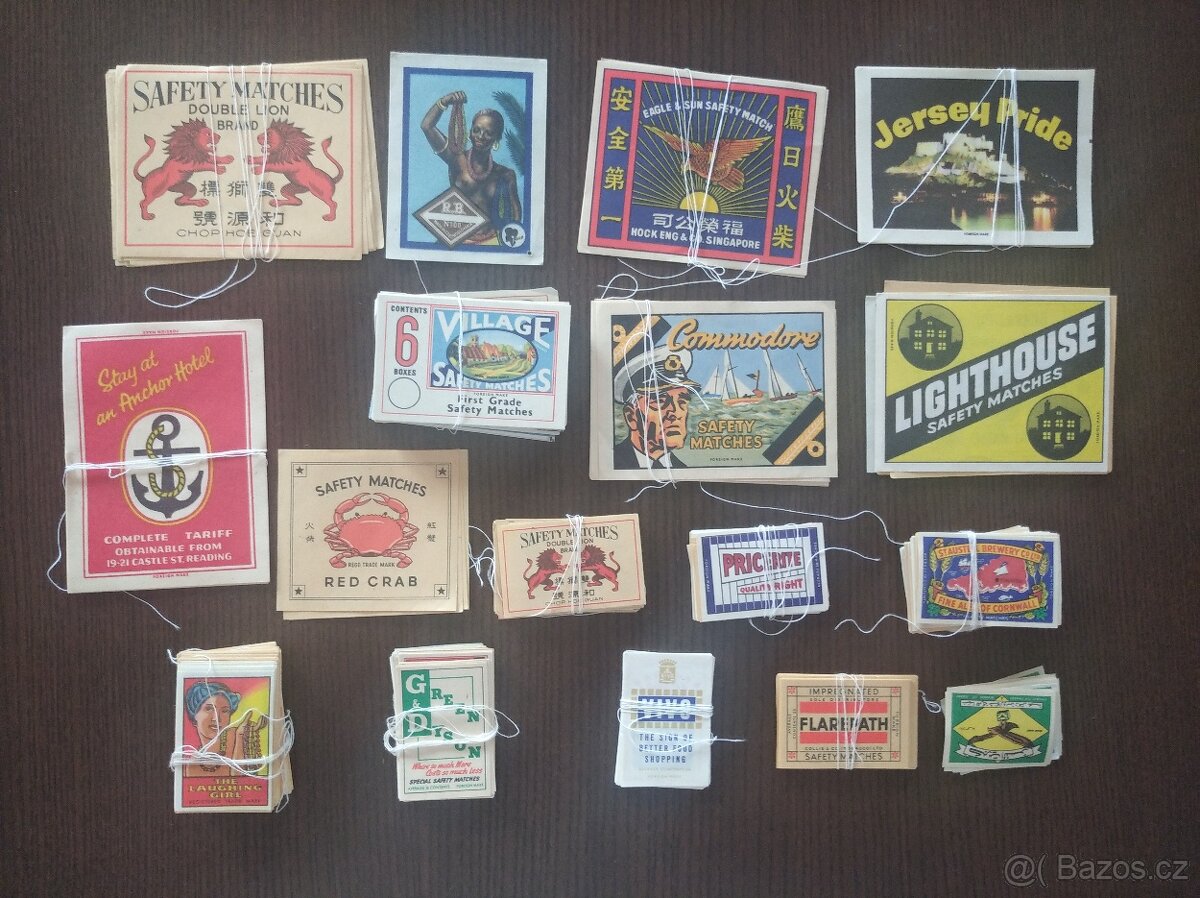Prodám nepoužité zápalkové nálepky - 2