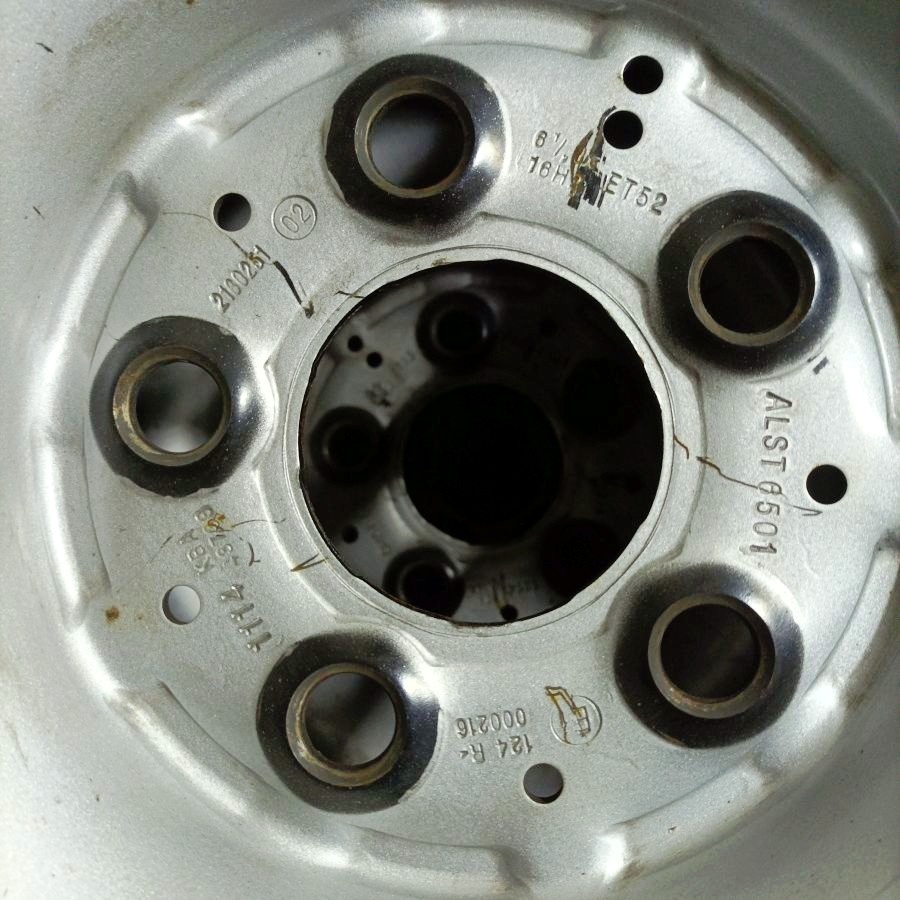 16 C" plechová kola – 5x112 – 6,5J x 16 C" ET52 - 2