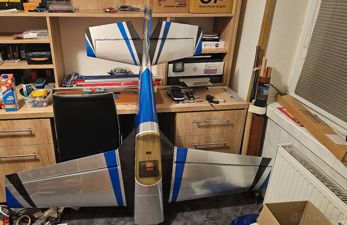 Rc letadlo / Rc model / Katana - 1.85m / nově potažená - 2