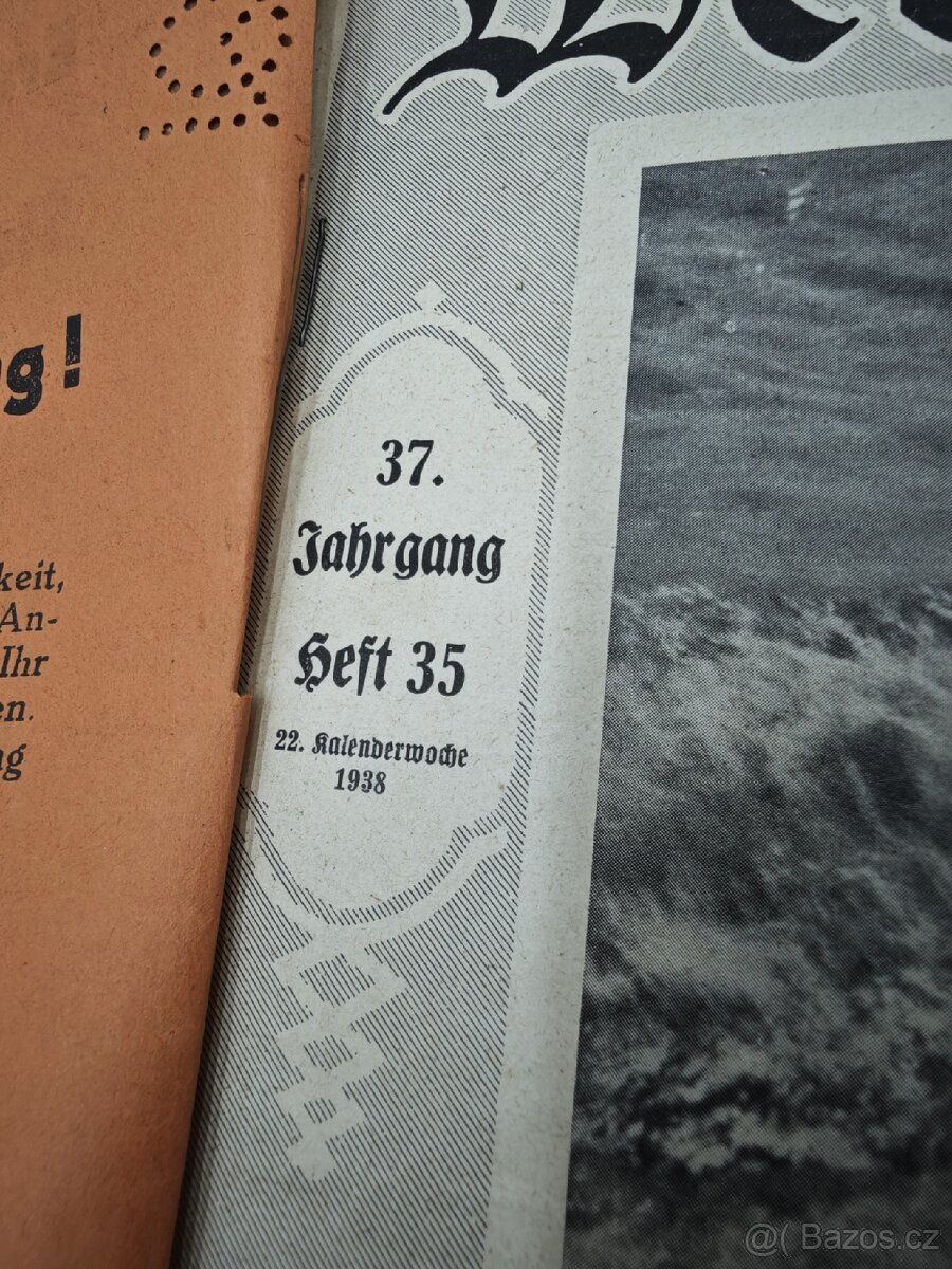 Starý předválečný časopis Welt und Haus 1938 - 2