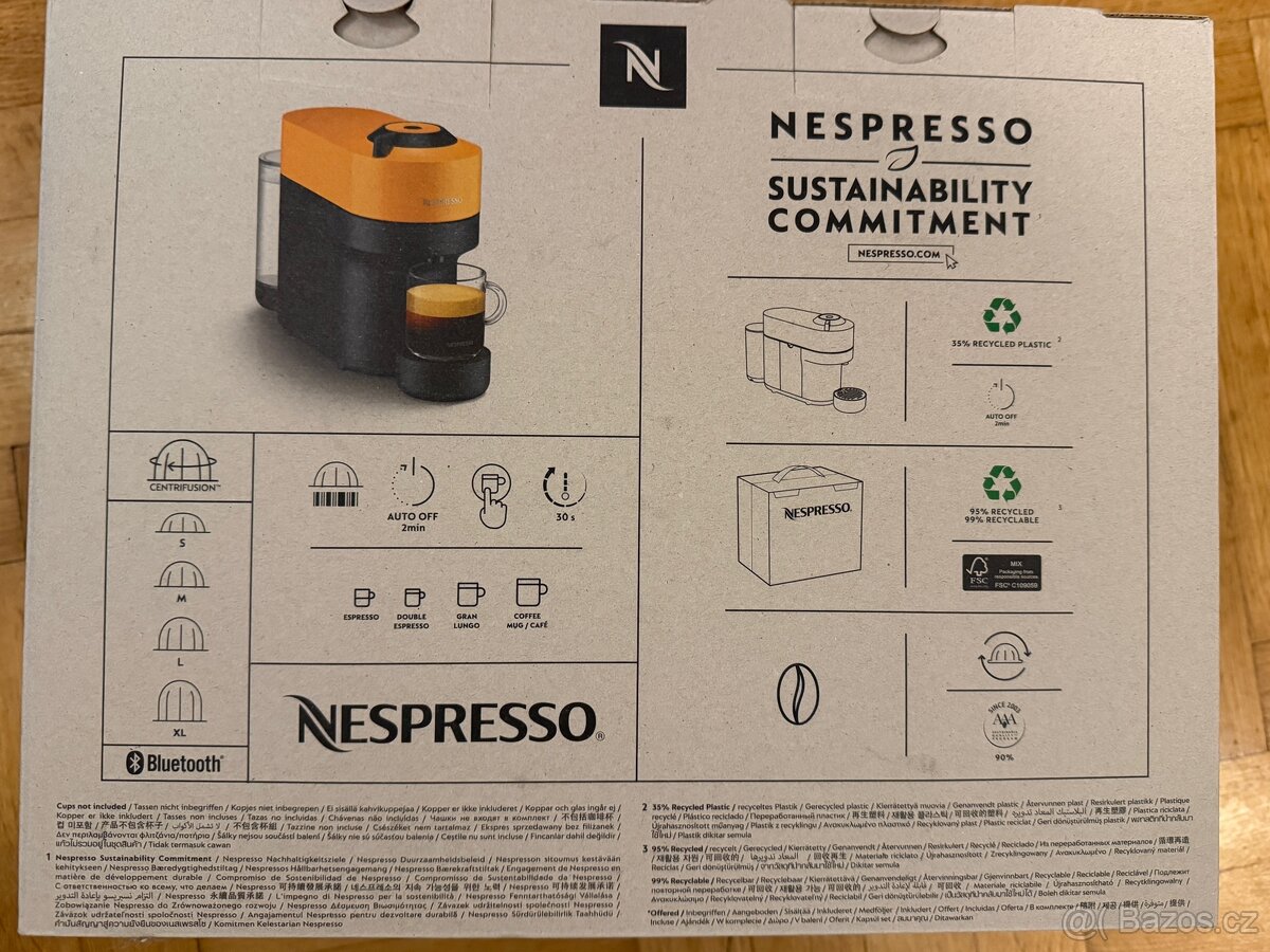 Nespresso Vertuo černý - NOVÝ - 2