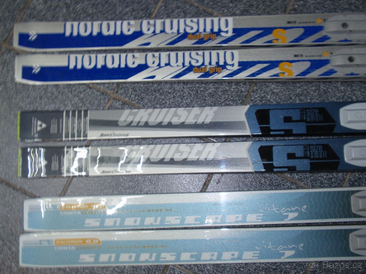 SUPER 163 CM TURISTICKÉ BĚŽKY SALOMON DO 64 KILO SNS - 2