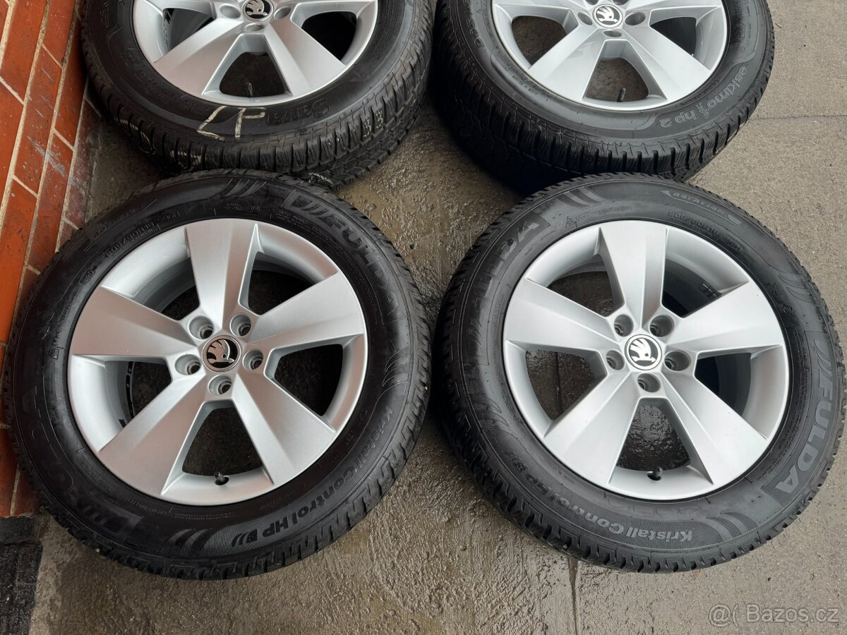 Alu 16" 5x100 škoda ORION zimní 90% KAMIQ TOP - 2