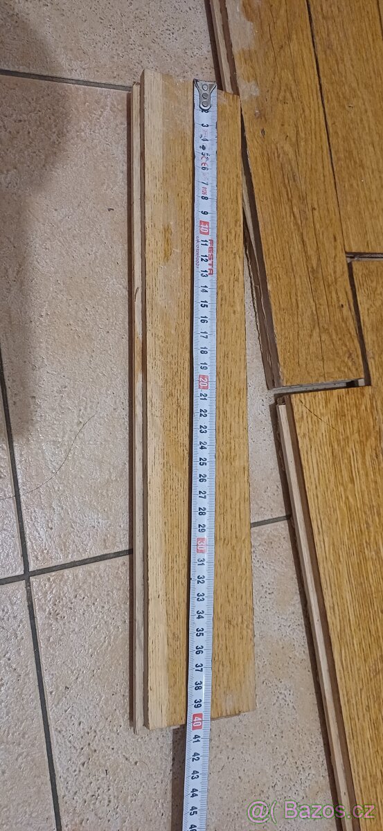 Dubové parkety masiv – 300 Kč/m² - 2