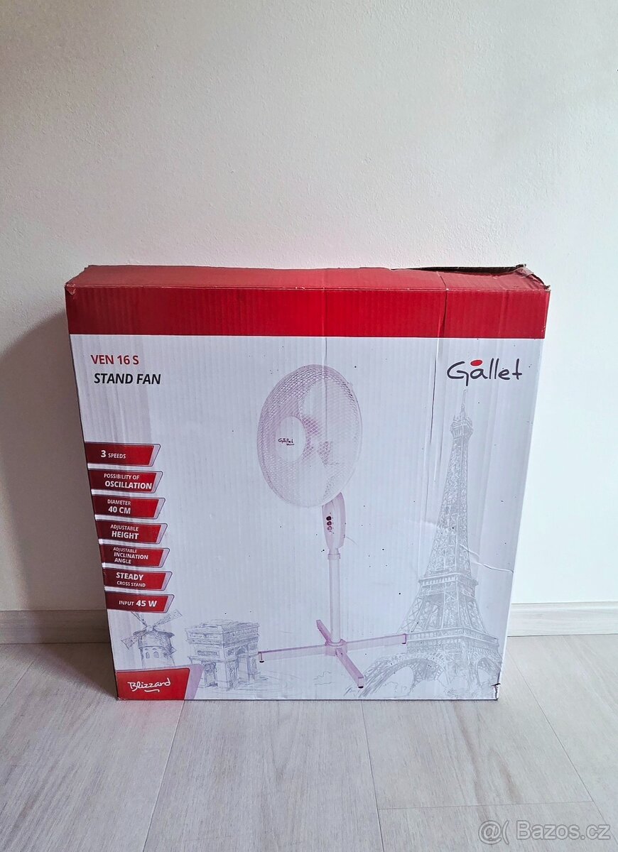 Stojanový ventilátor / větrák - perfektní stav - 50% SLEVA - 2
