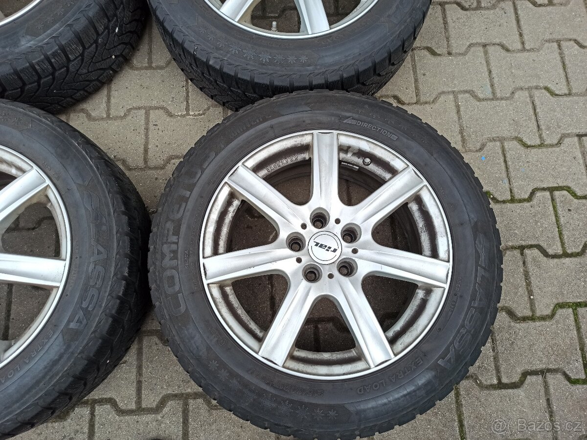 Alu kola 5 x 112, zimní 215/60/17 - 2