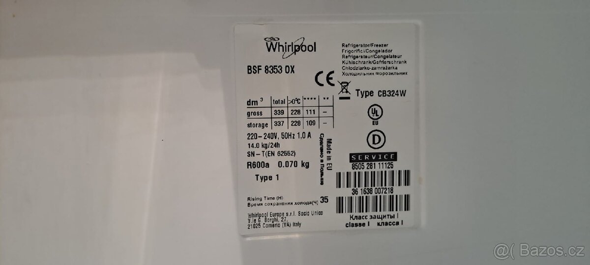 Whirlpool-lednička - 2