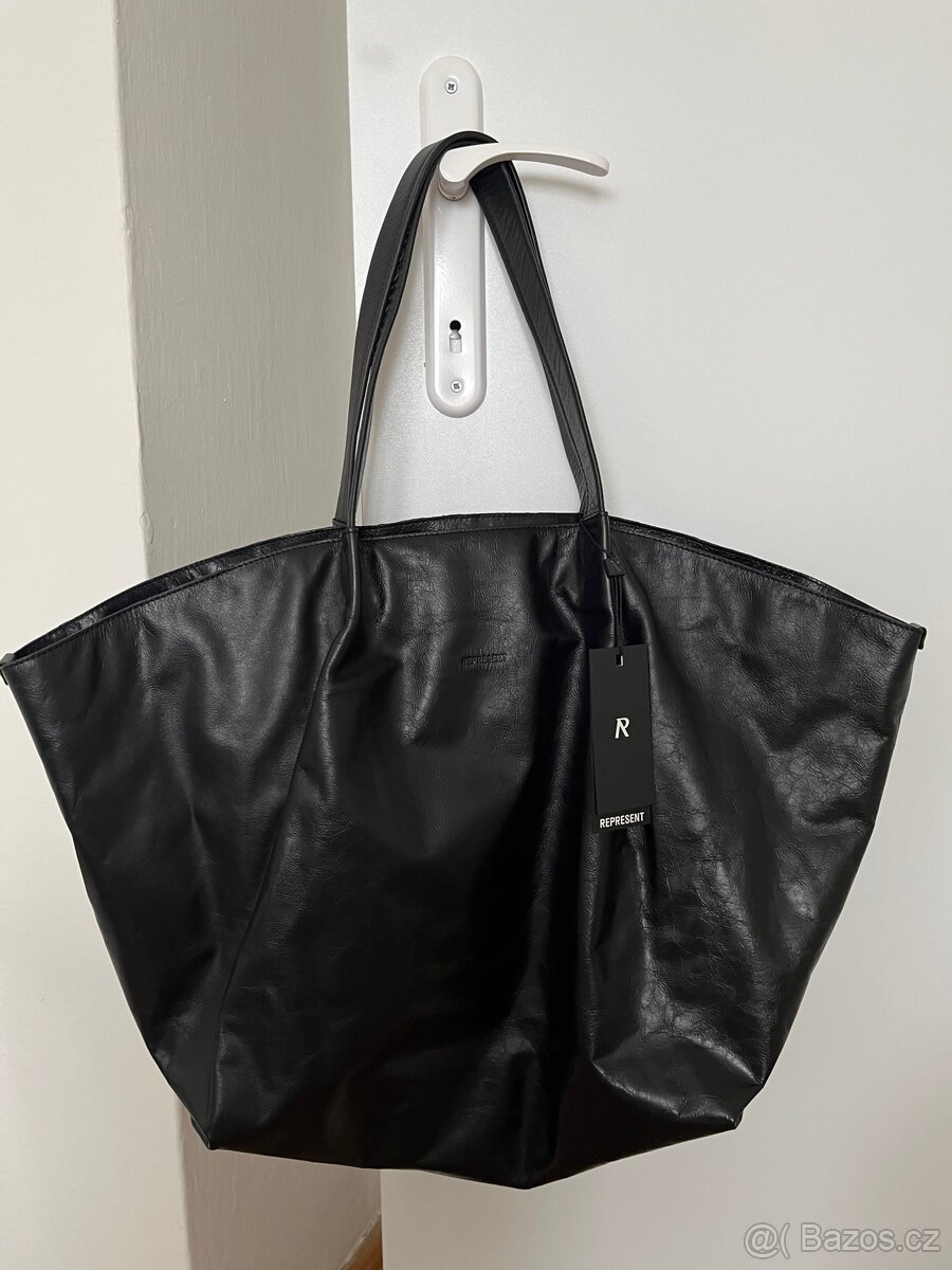 Represent Pleated Large Leather Tote Bag - 2