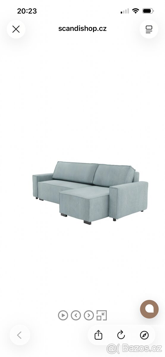 Gauč skandinávského stylu - 2