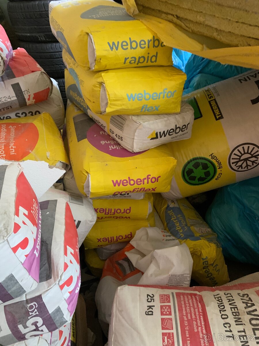 Staveb. hmoty, různé - 2